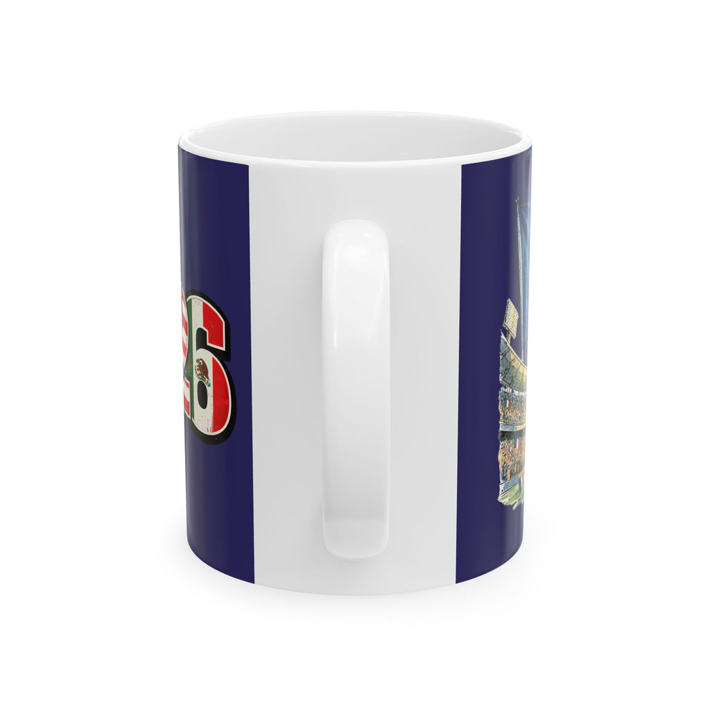 France World Cup 2026 Soccer Fans Mug, France Flag, Ceramic Mug, Gift For Dad