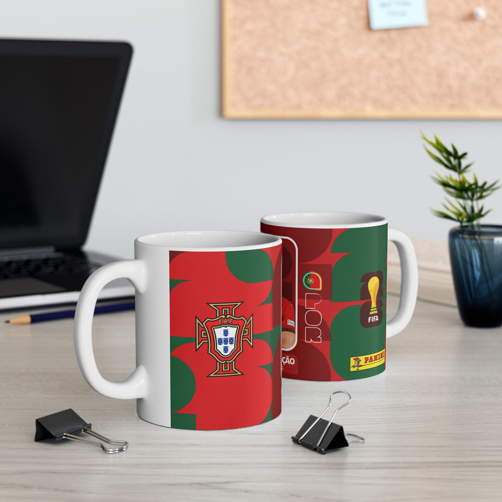 Portugal Soccer Player Francisco Conceição Mug — 11oz/15oz Ceramic Coffee Cup, World Cup 2026 Mugs