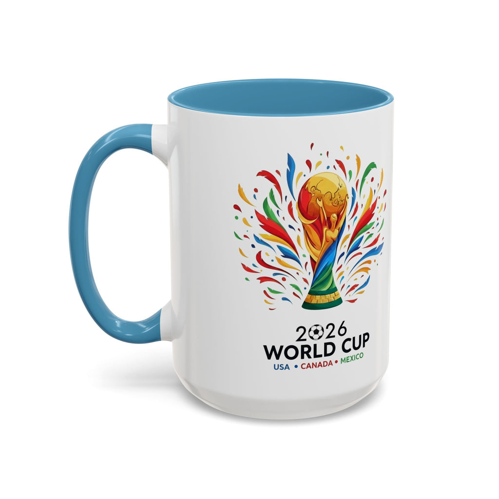 Colombia Vamos Colombia! Accent Coffee Mug | 11oz 15oz ceramic World Cup 2026, Soccer Gift