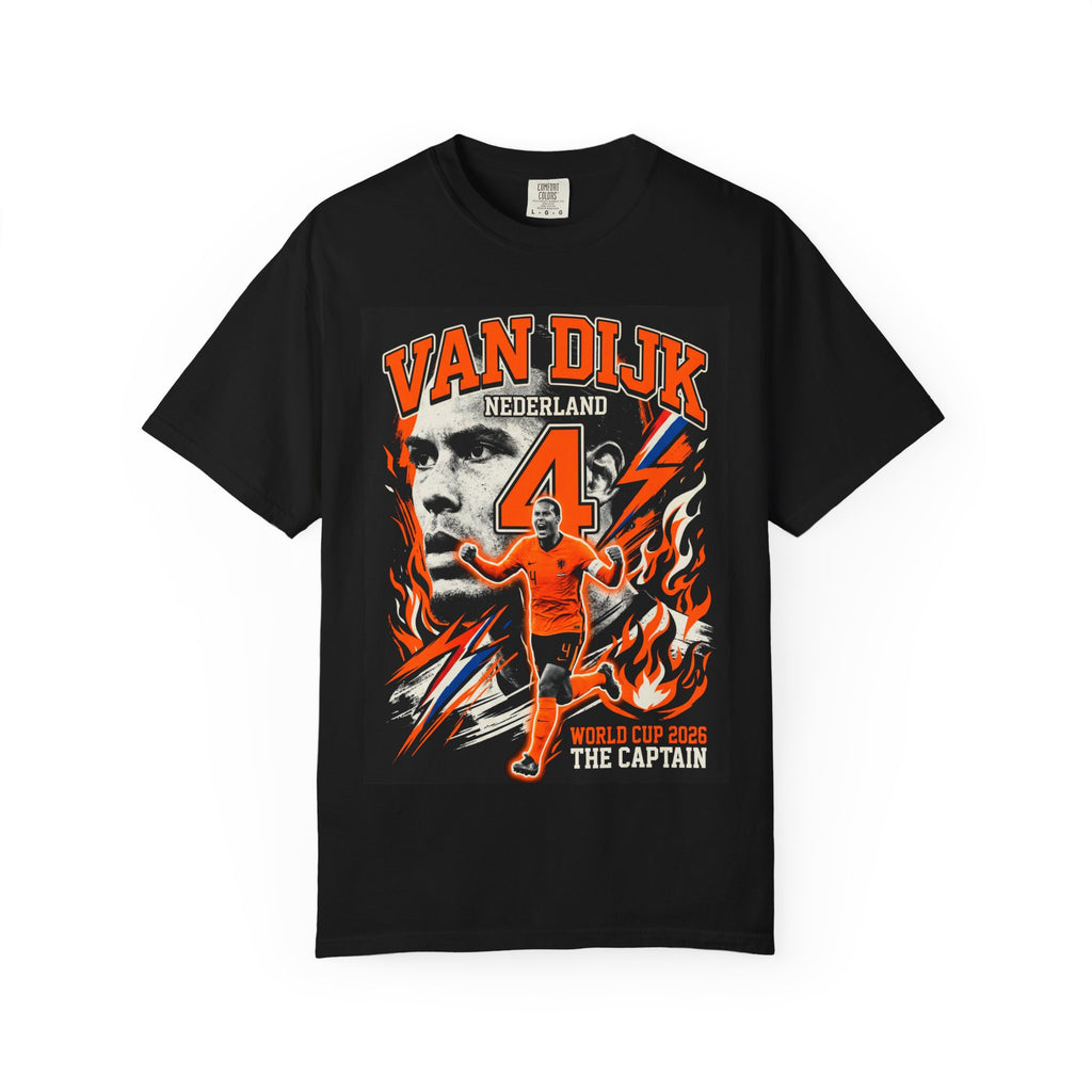 Netherlands Football Captain Shirt | World Cup 2026 Soccer Tee, Gift for him, Collectible, Netherlands flag