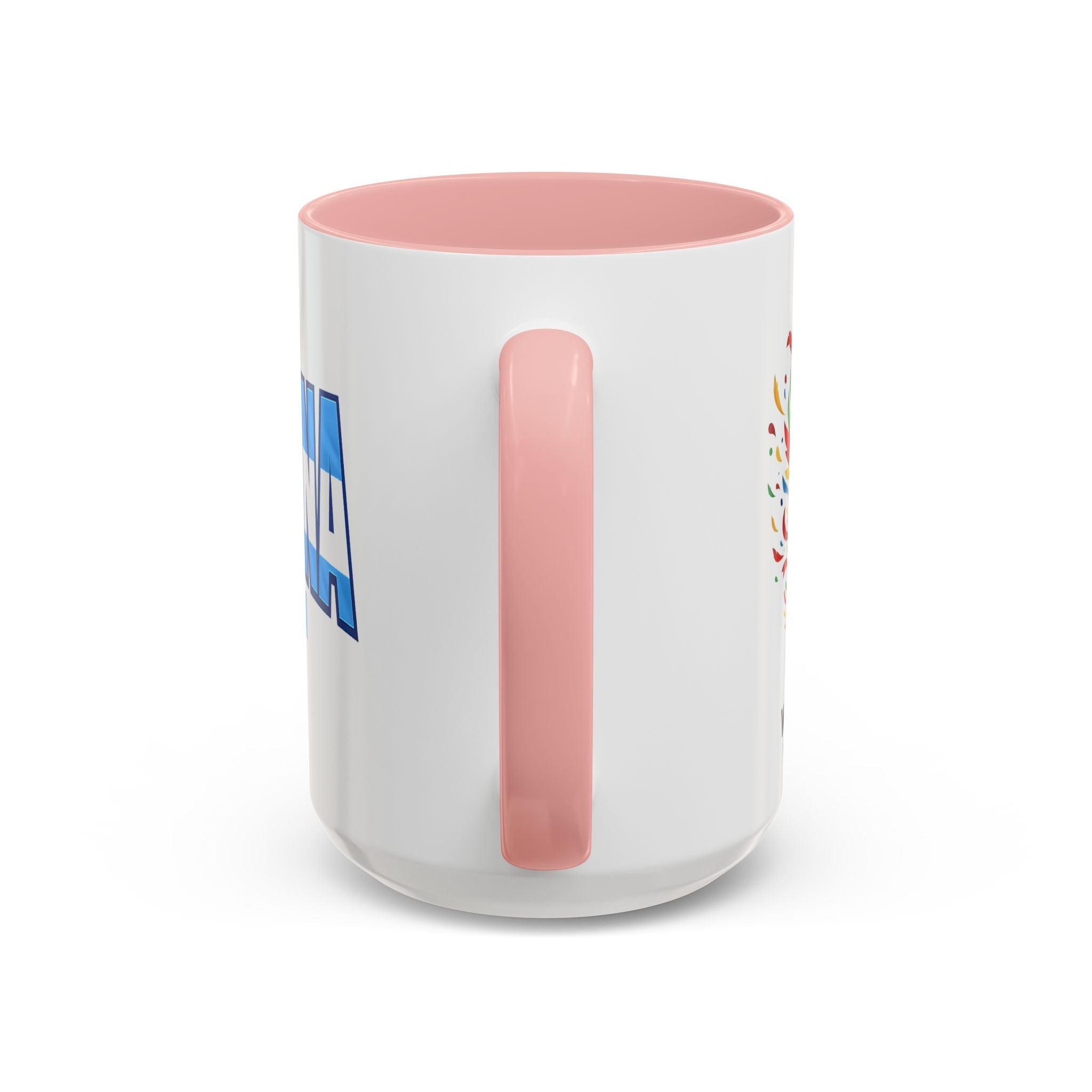 Argentina Vamos Argentina Mug | Accent Coffee Mug, Flag Text Design