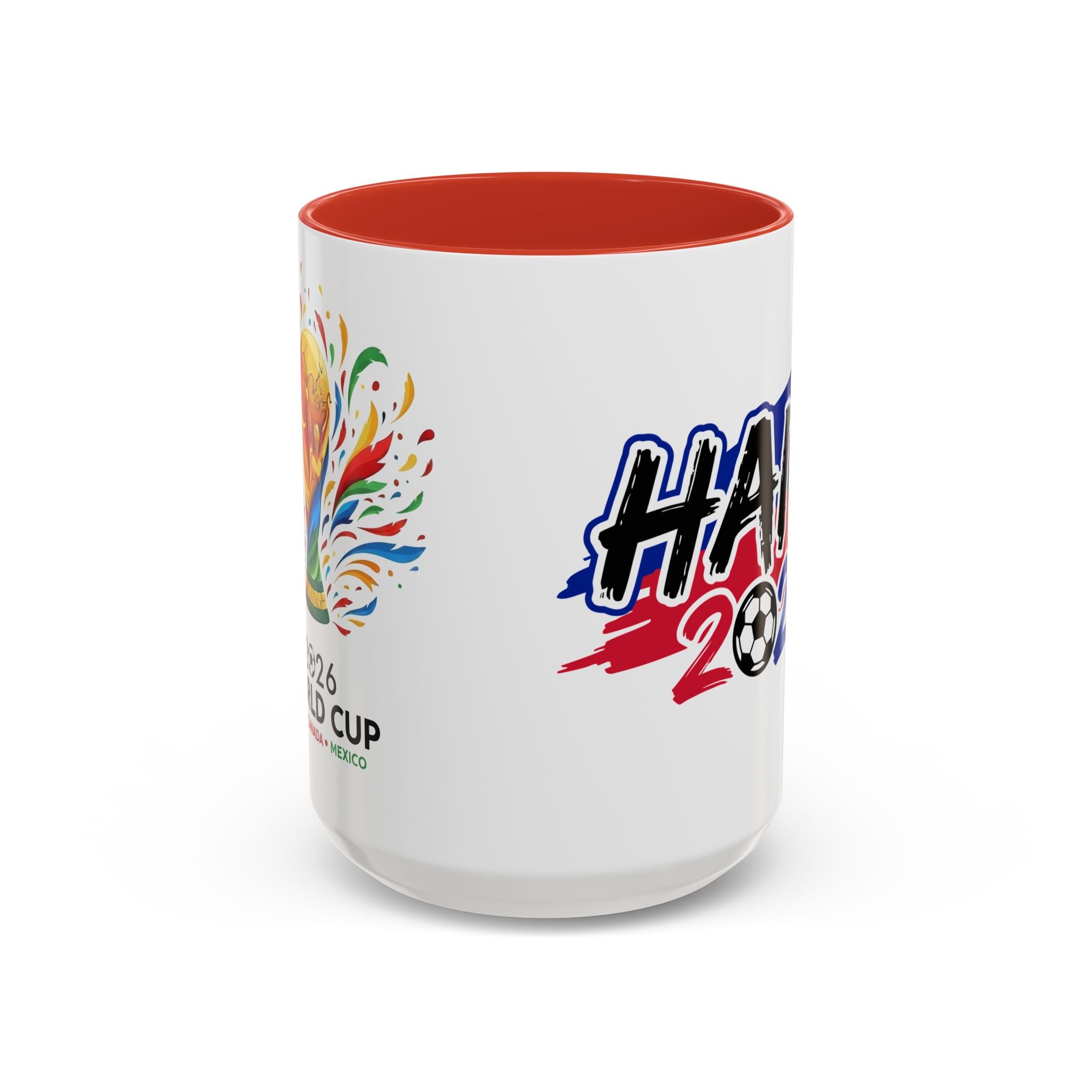 Haiti 2026 Soccer Graphic Mug | Accent Coffee Mug,Soccer World Cup 2026, Gift for Dad