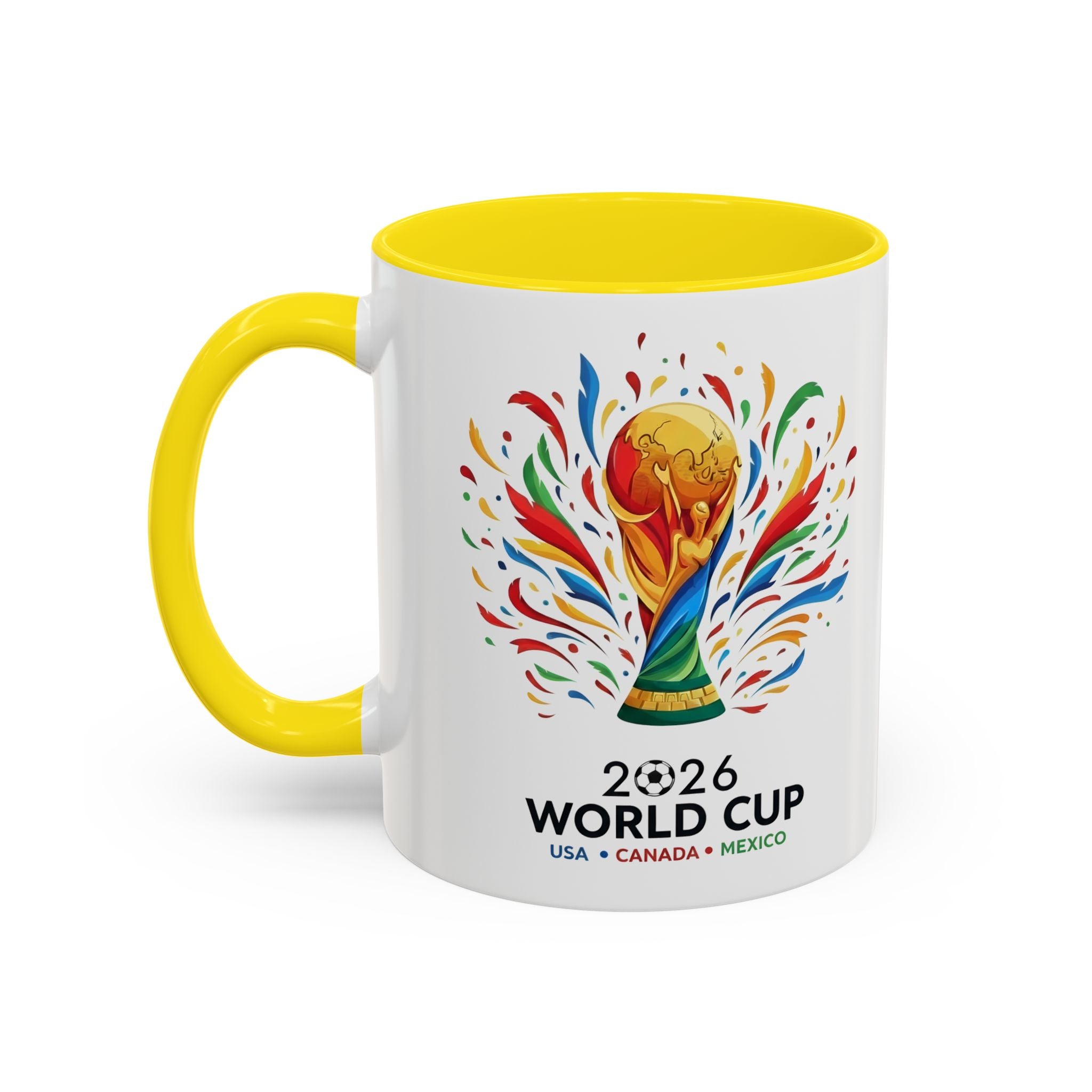 Panama 2026 Soccer Logo Accent Mug | 11oz 15oz, World Cup 2026, Gift for Dad