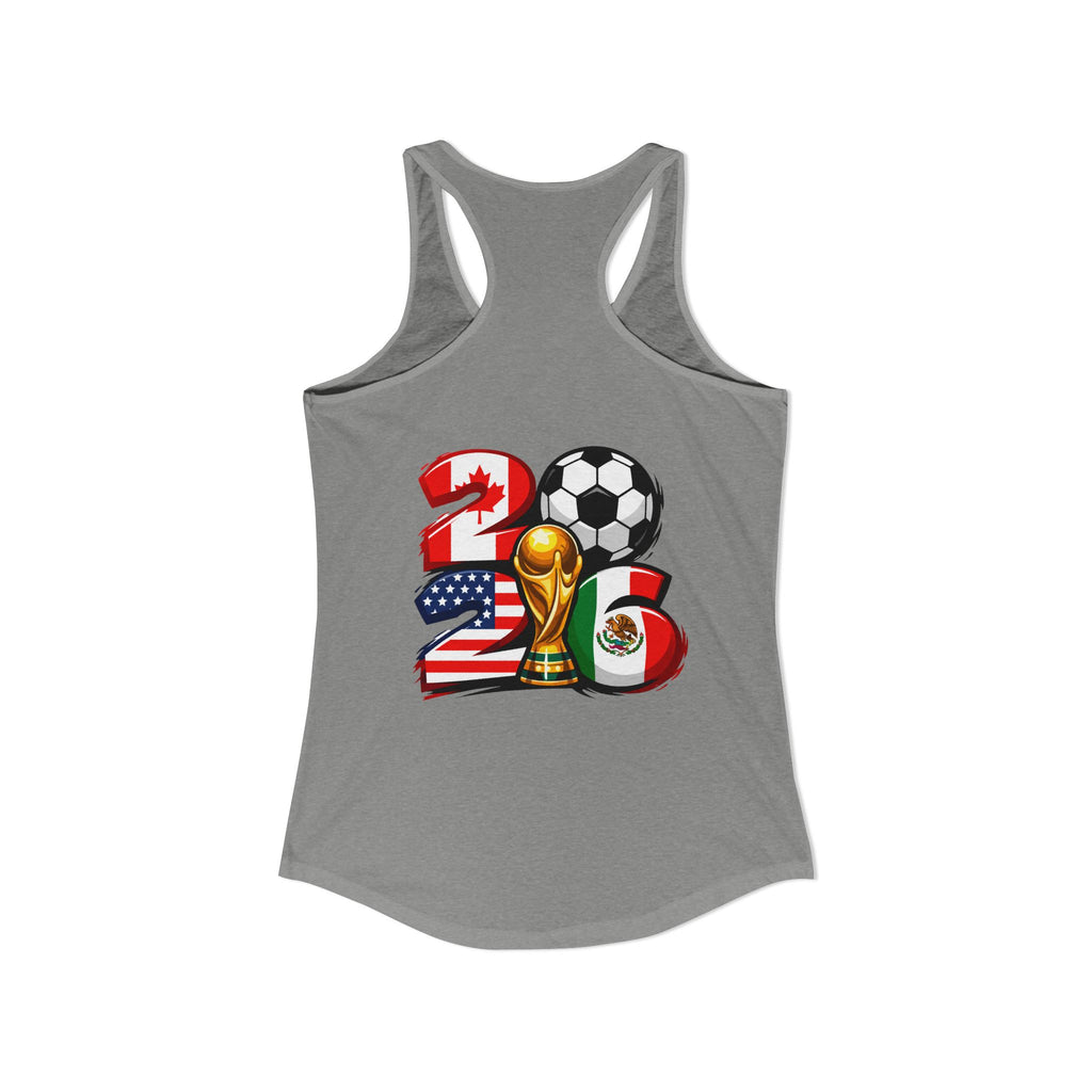 Ecuador World Cup 2026 Women's Tank Top — Mother's Day Soccer Fan Racerback