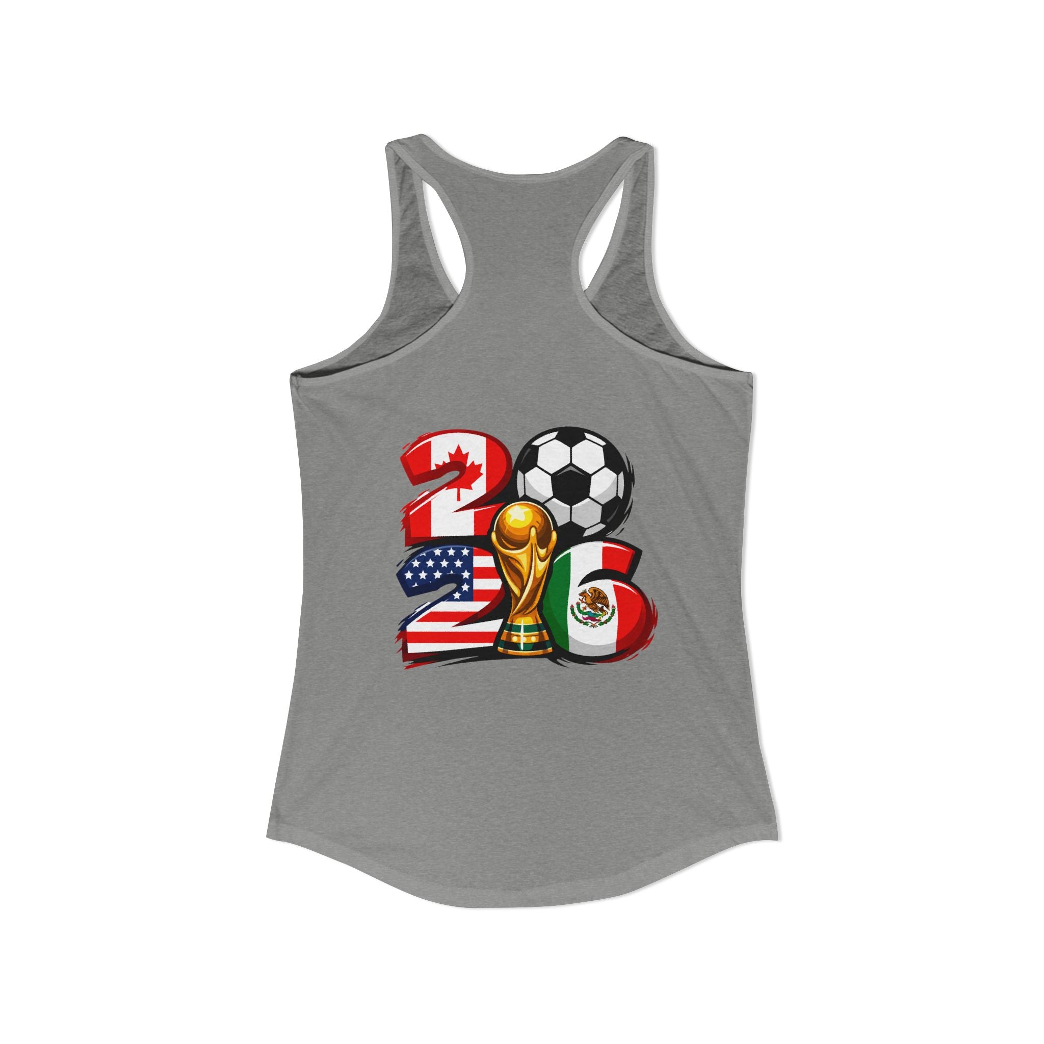 Ecuador World Cup 2026 Women's Tank Top — Mother's Day Soccer Fan Racerback