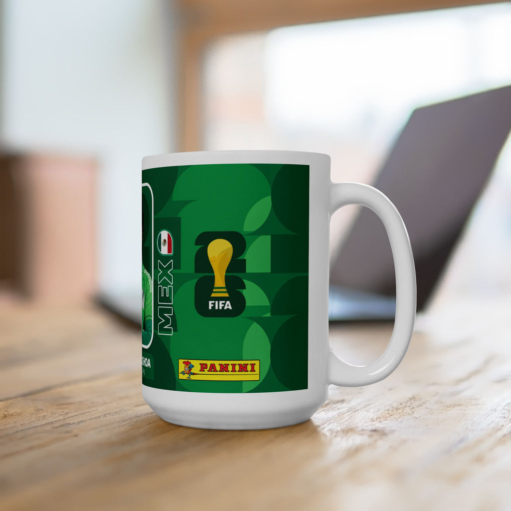 Mexico Soccer Player Guillermo Ochoa Mug – Ceramic Coffee Cup (11oz, 15oz), World Cup 2026 Mugs