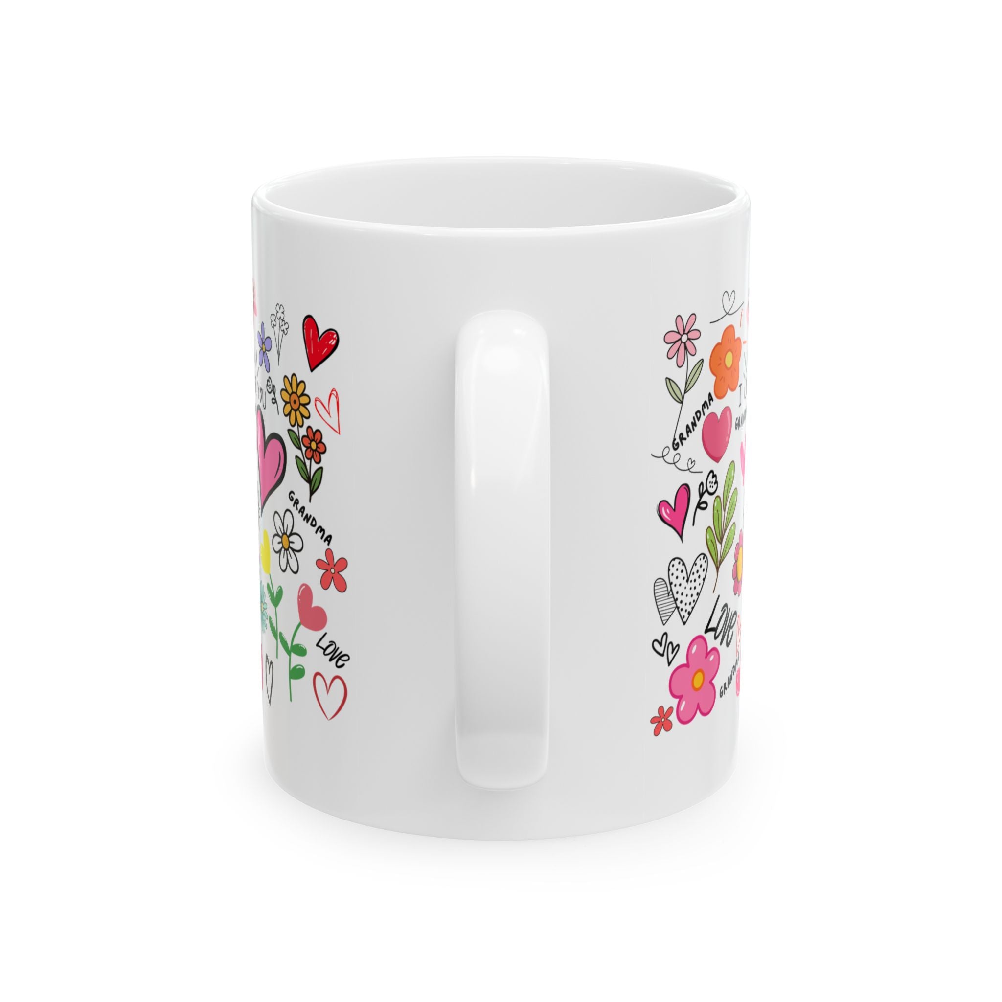 Mother's Day coffee mug, gift for mom, floral happy mothers day cup