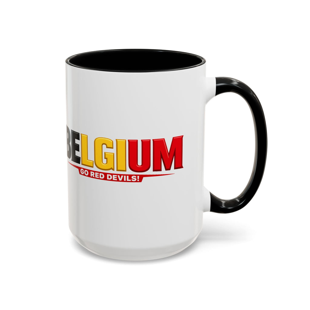 Belgium Go Red Devils Mug | Accent Coffee Mug 11oz 15oz