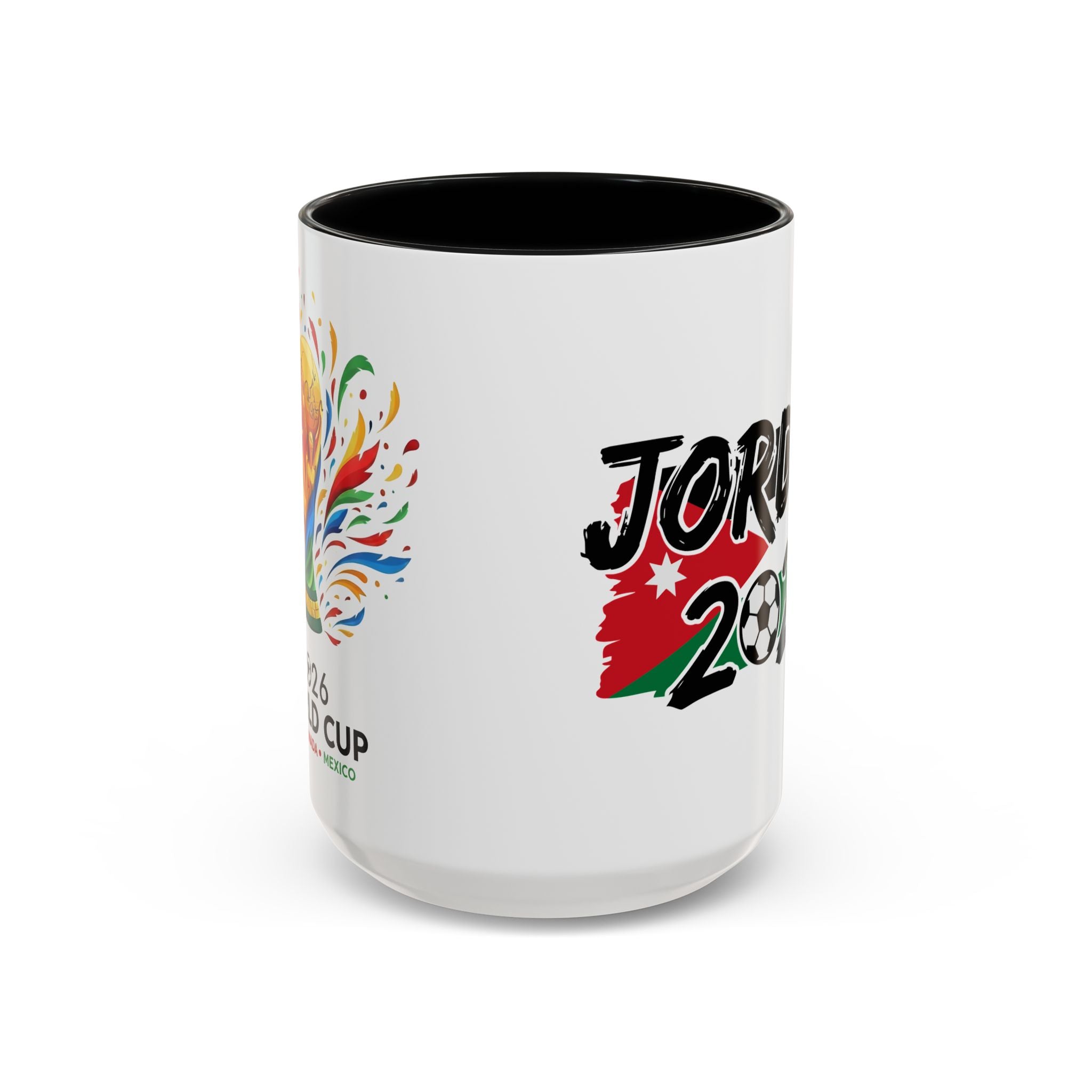 Jordan 2026 Soccer Logo Mug | Accent Coffee Mug 11oz 15oz, World Cup 2026, Gift for Dad