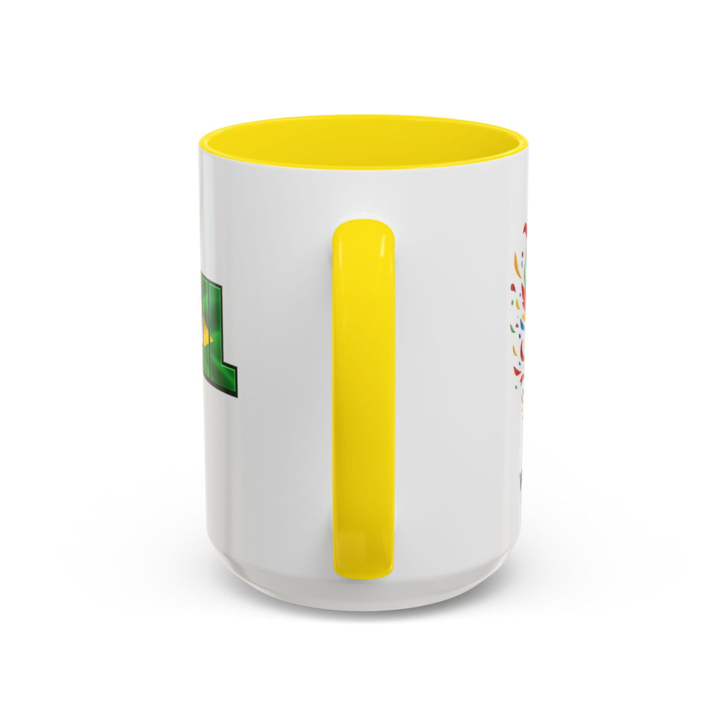 Brazil Vamos Brasil mug | Accent coffee mug, Brazil flag text design, Soccer World Cup 2026, Gifts for Dad