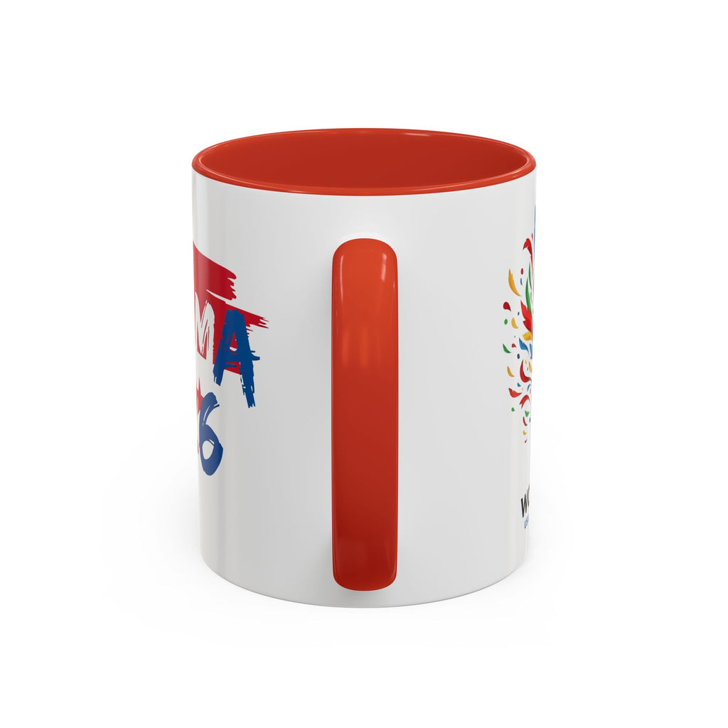 Panama 2026 Soccer Logo Accent Mug | 11oz 15oz, World Cup 2026, Gift for Dad