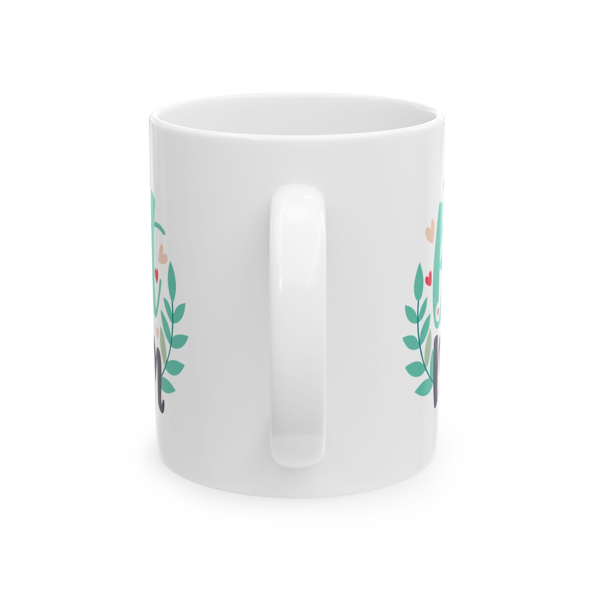 Best Mom floral wreath Mug | Ceramic coffee cup, Mother's Day, Gift For Mom