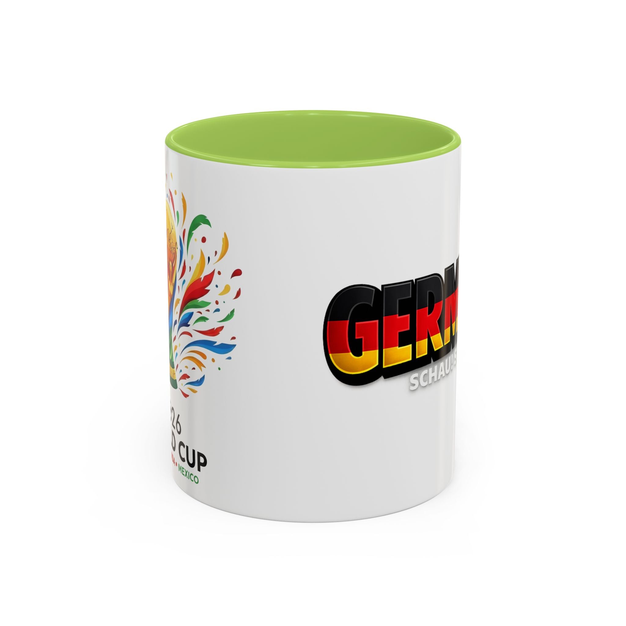 Germany flag text Mug | Accent Coffee Mug 11oz or 15oz, World Cup 2026, Gift for Dad