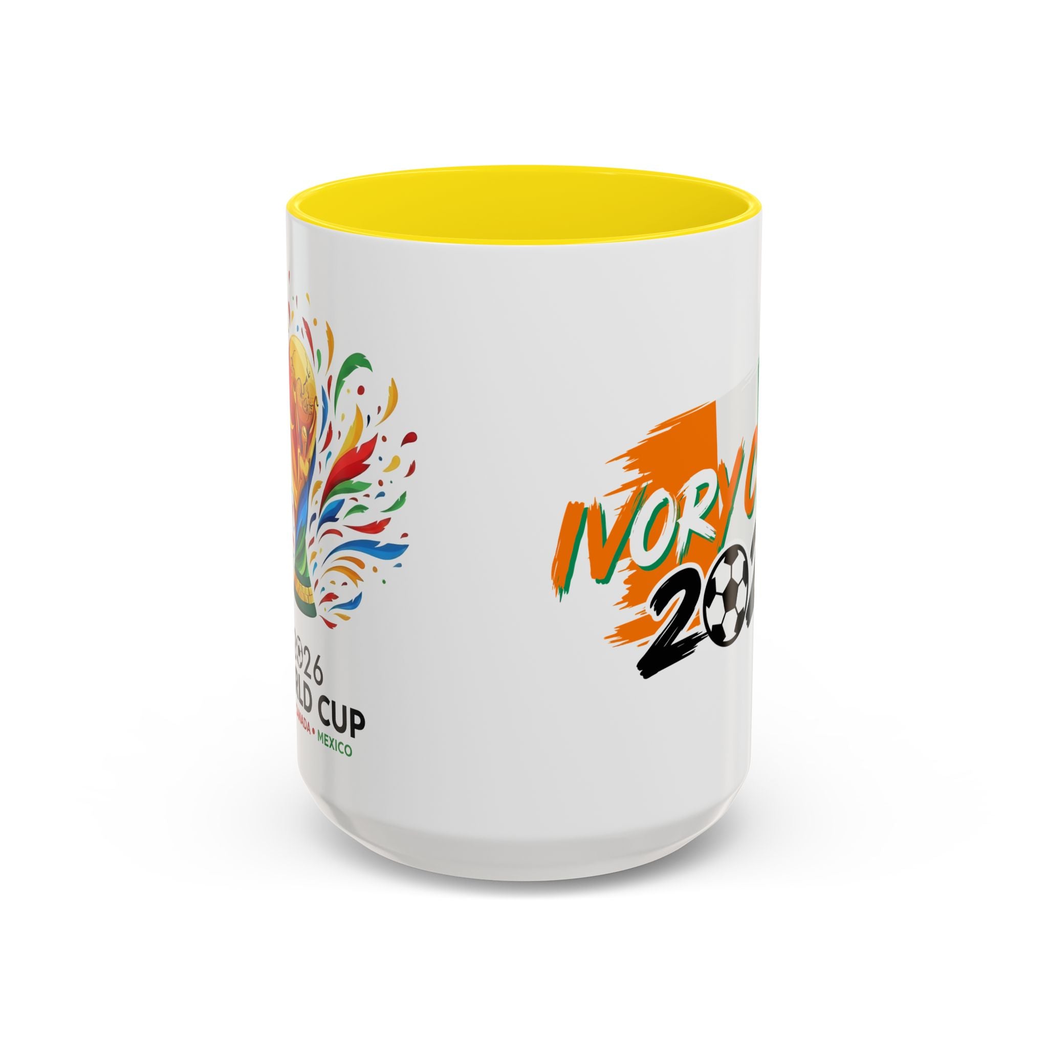 Ivory Coast 2026 Soccer Logo Mug | Accent Coffee Mug 11oz 15oz,Soccer World Cup 2026, Gifts for Dad