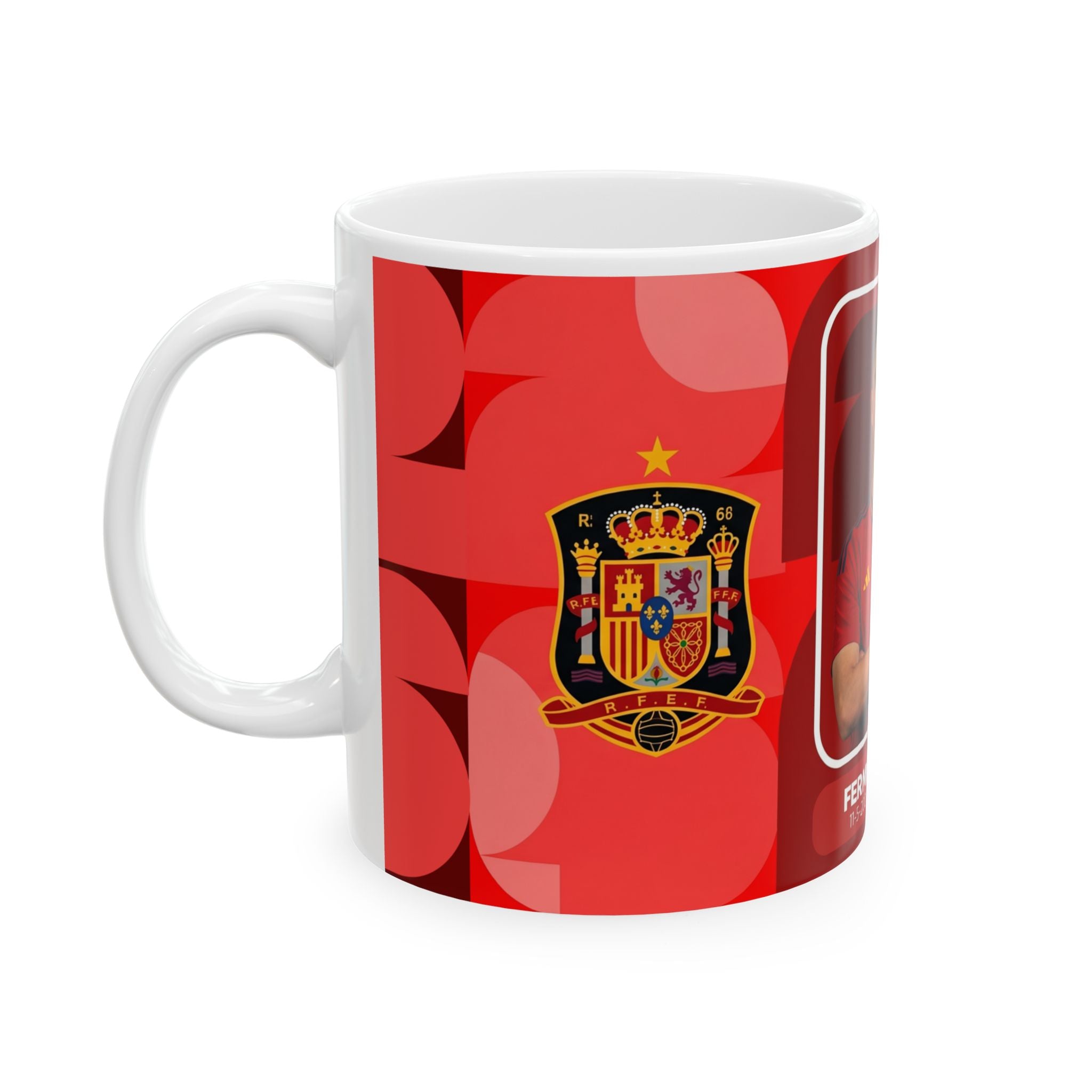 Spain Soccer Player Fermin Lopez Mug —  Ceramic Coffee Cup, World Cup 2026 Mugs