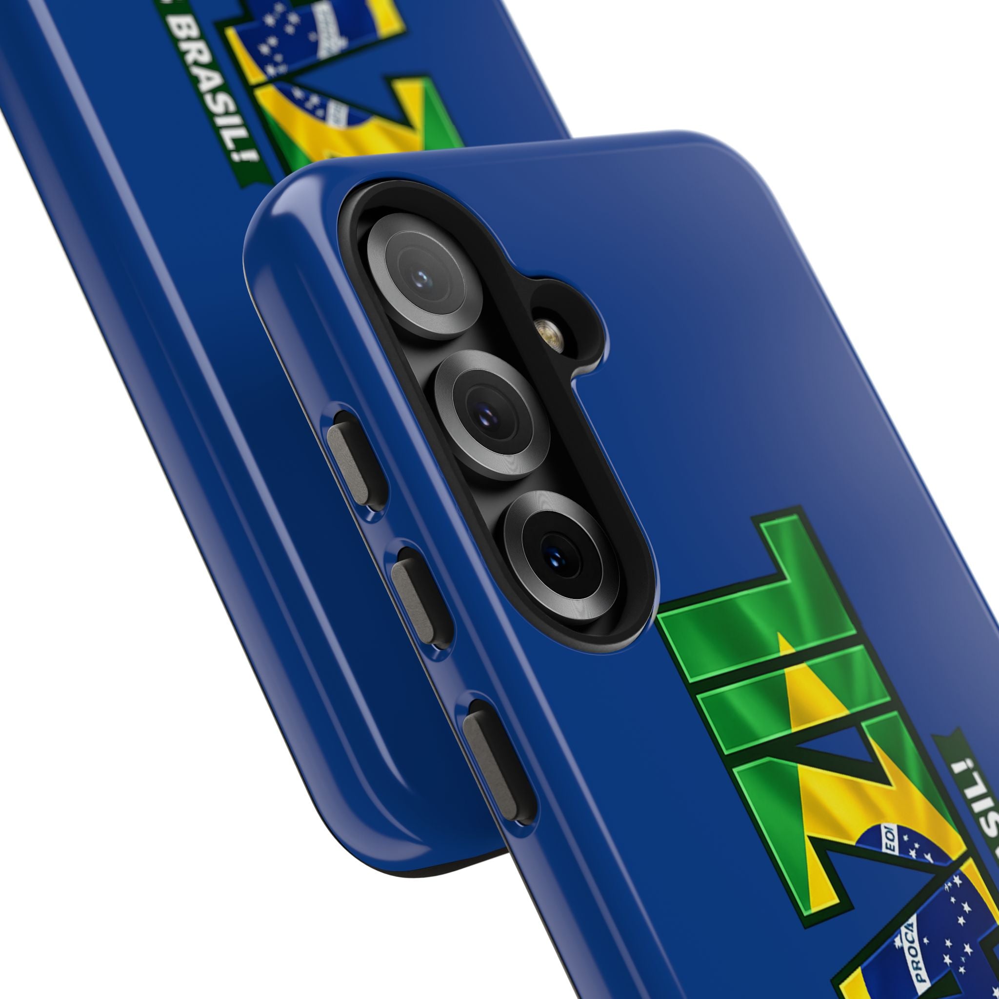 Brazil Soccer Fan Phone Case, Protective, Glossy, World Cup 2026, Tough Cases, Custom Phone Cases
