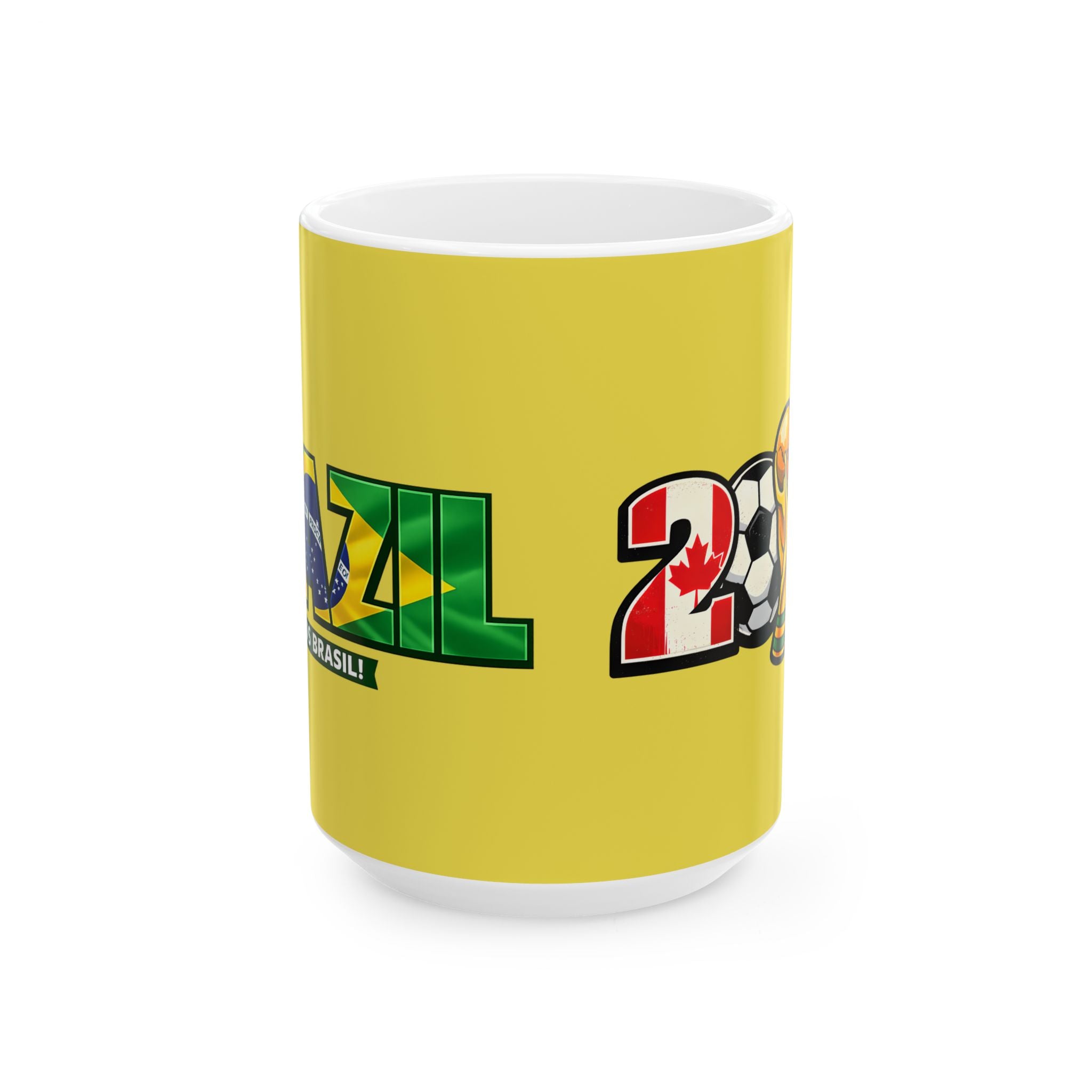 Brazil World Cup 2026 Mug | Fan Coffee Cup, Brazil Flag, Gift For Dad