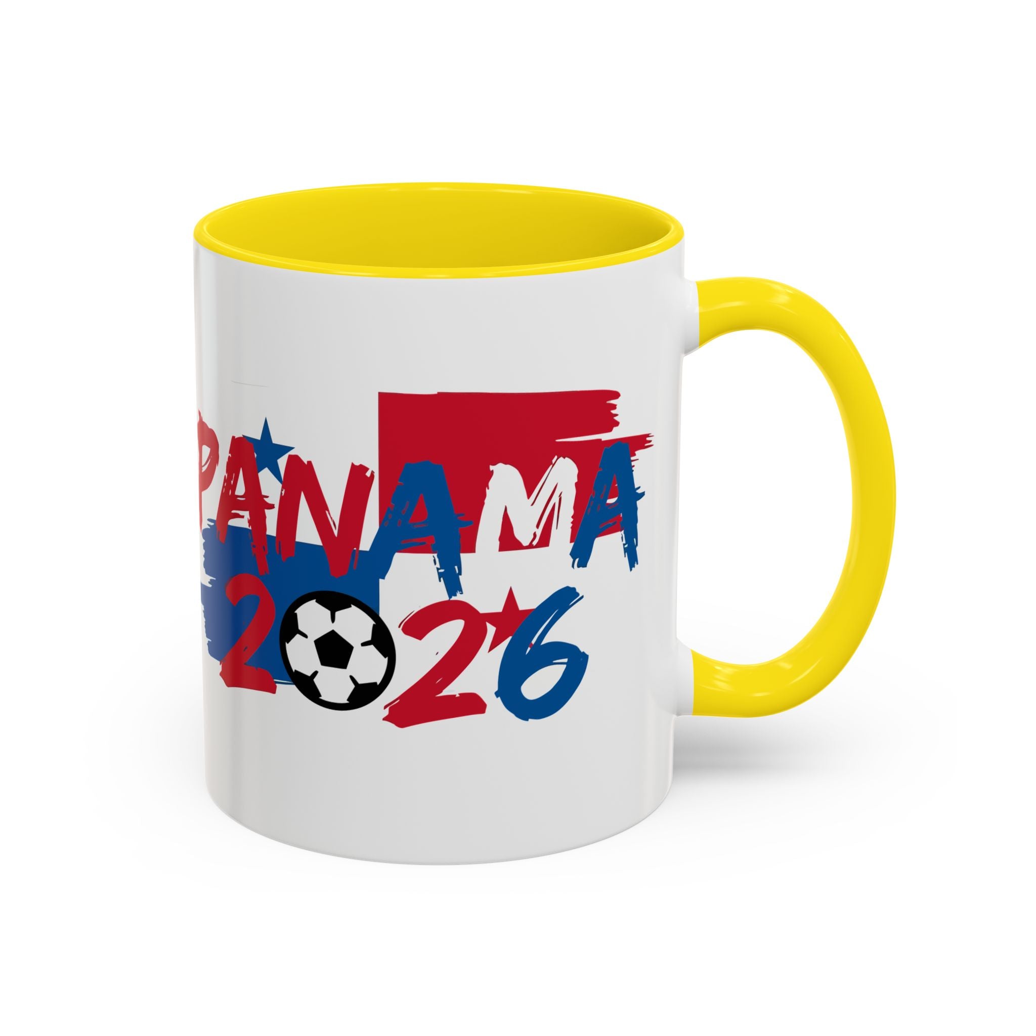 Panama 2026 Soccer Logo Accent Mug | 11oz 15oz, World Cup 2026, Gift for Dad