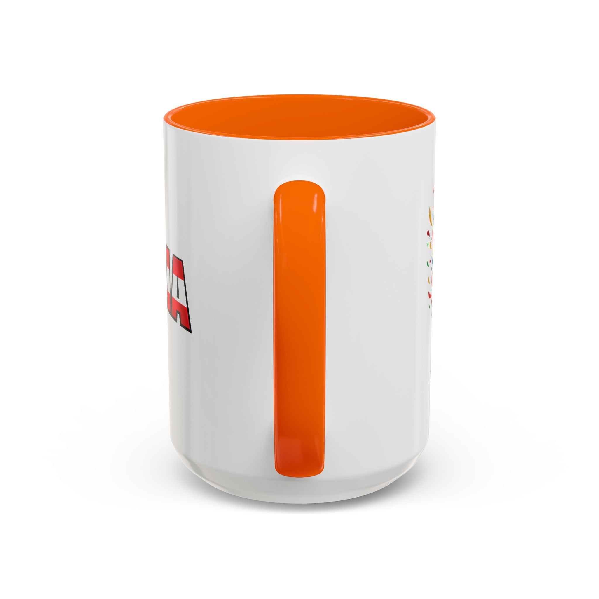 Austria Flag Text mug | Accent Coffee Mug (11/15oz)