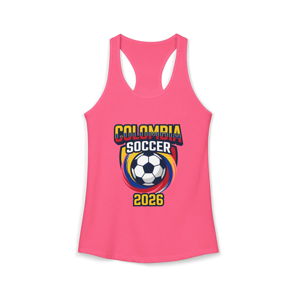 Colombia World Cup 2026 Racerback Tank | Colombia Soccer Tank Top, Mother's Day Sale