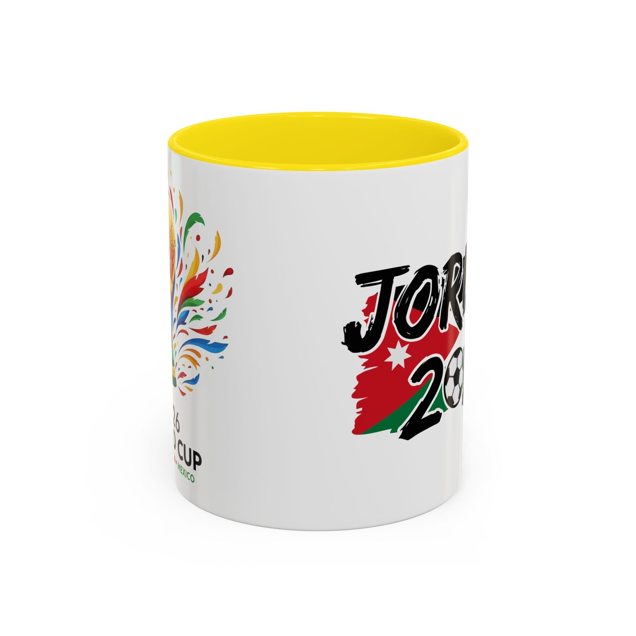 Jordan 2026 Soccer Logo Mug | Accent Coffee Mug 11oz 15oz, World Cup 2026, Gift for Dad