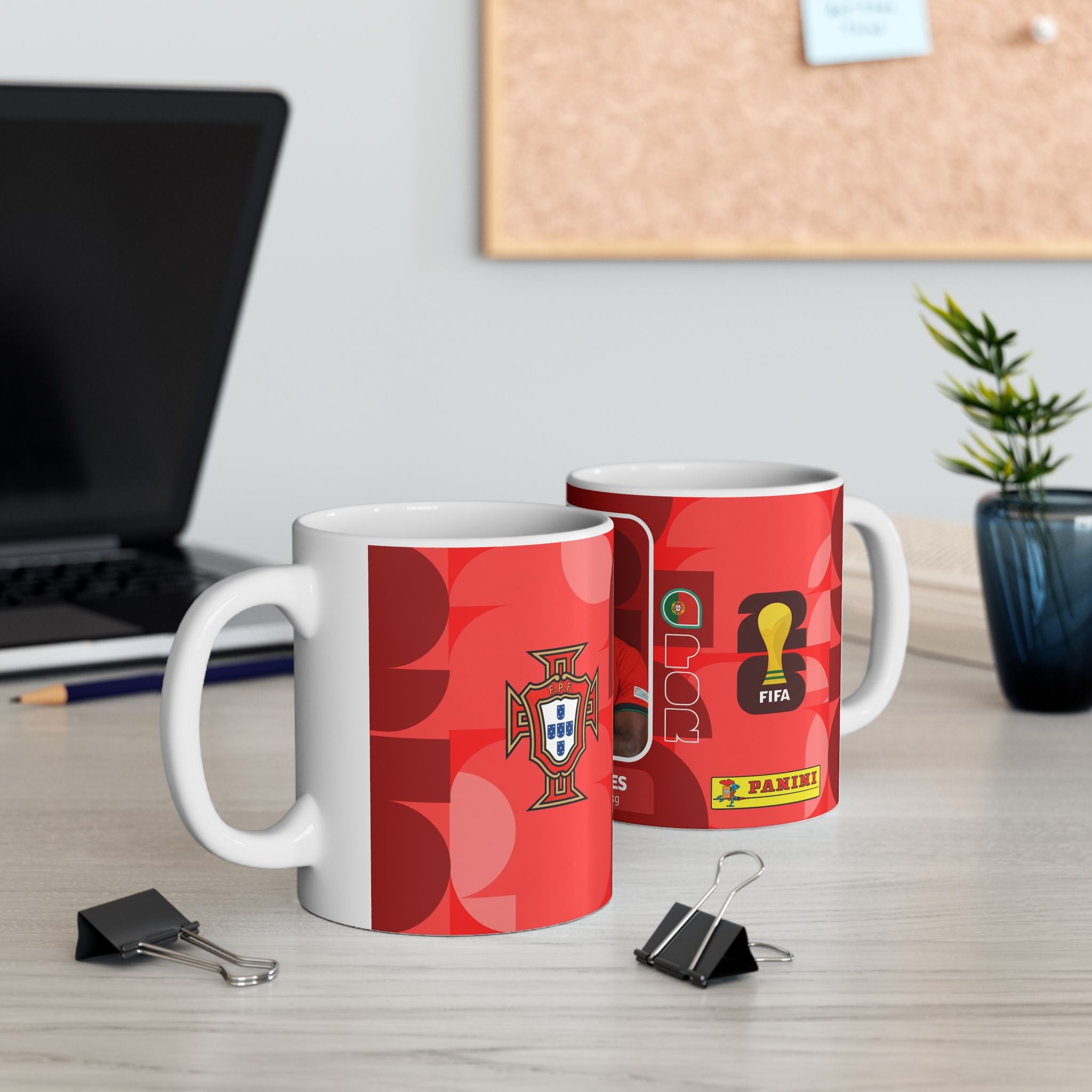 Portugal Soccer Player Nuno Mendes Mug – Ceramic Coffee Mug (11oz, 15oz), World Cup 2026 Mugs
