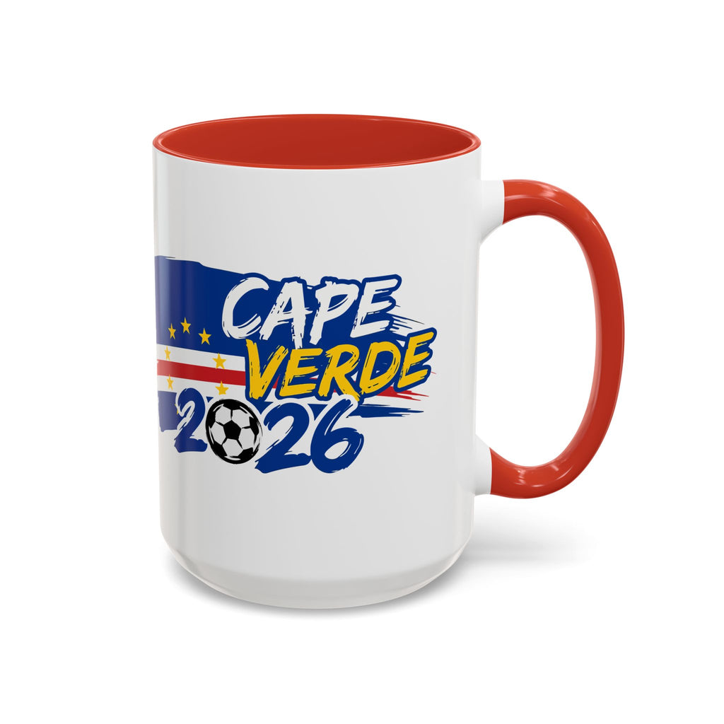 Cape Verde 2026 Soccer World Cup Mug | Accent Coffee Mug 11oz 15oz,Soccer World Cup 2026, Gift for Dad