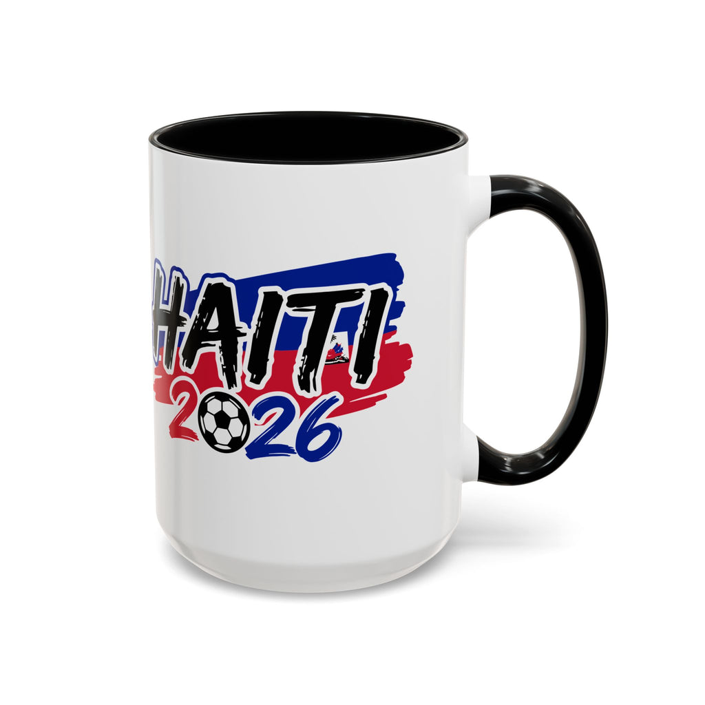 Haiti 2026 Soccer Graphic Mug | Accent Coffee Mug,Soccer World Cup 2026, Gift for Dad