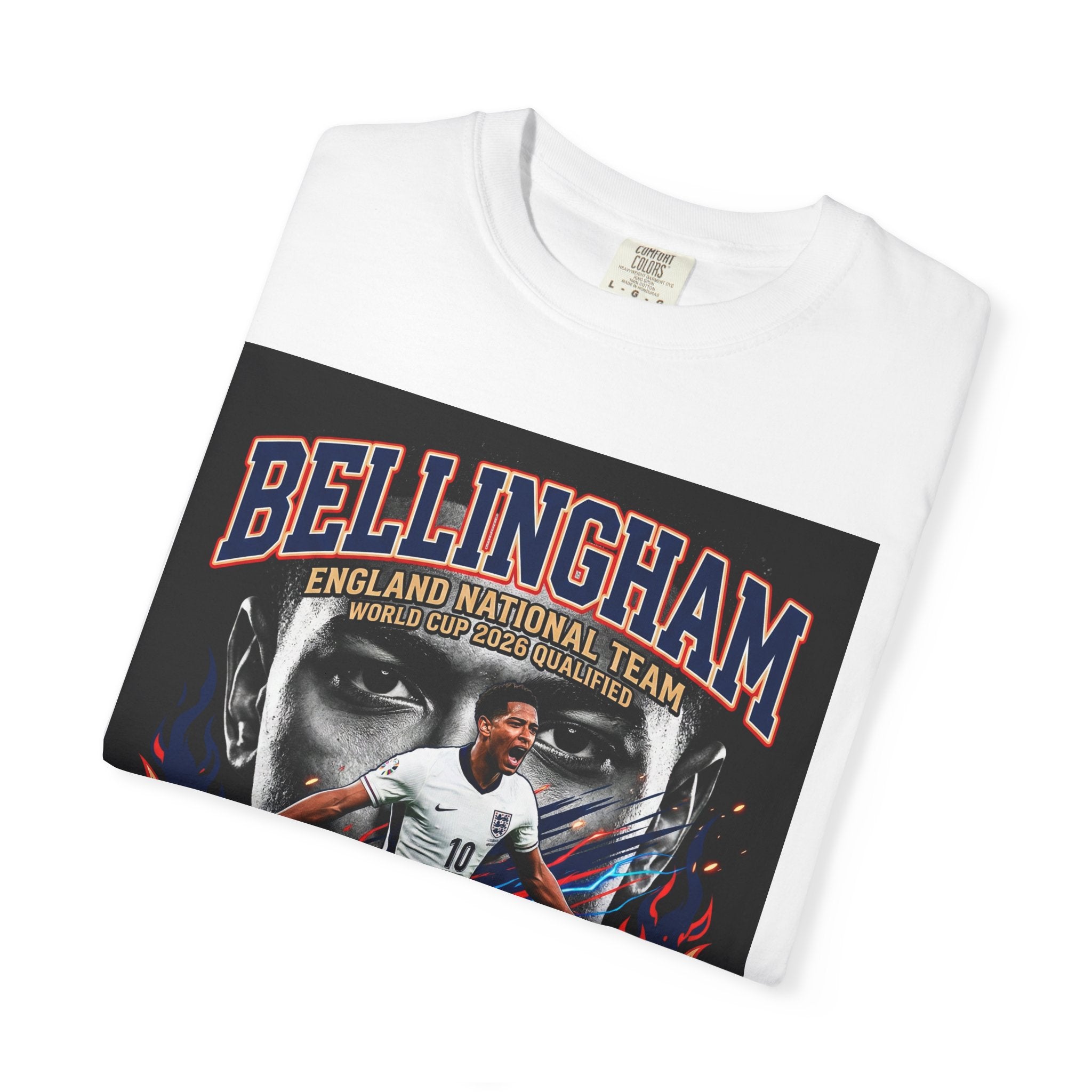 England World Cup 2026 T-shirt, Bellingham Collection Shirt, Gift for him, England Flag, Collectible