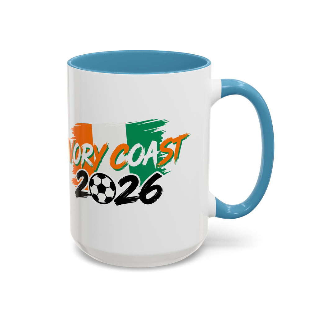 Ivory Coast 2026 Soccer Logo Mug | Accent Coffee Mug 11oz 15oz,Soccer World Cup 2026, Gifts for Dad