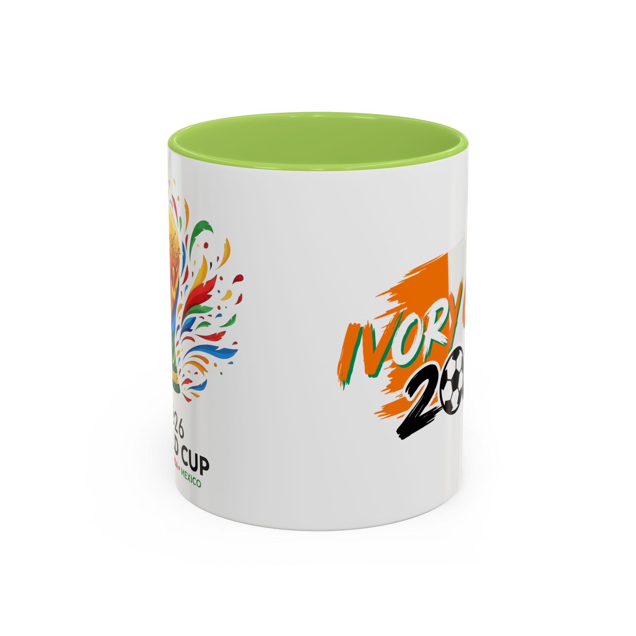 Ivory Coast 2026 Soccer Logo Mug | Accent Coffee Mug 11oz 15oz,Soccer World Cup 2026, Gifts for Dad
