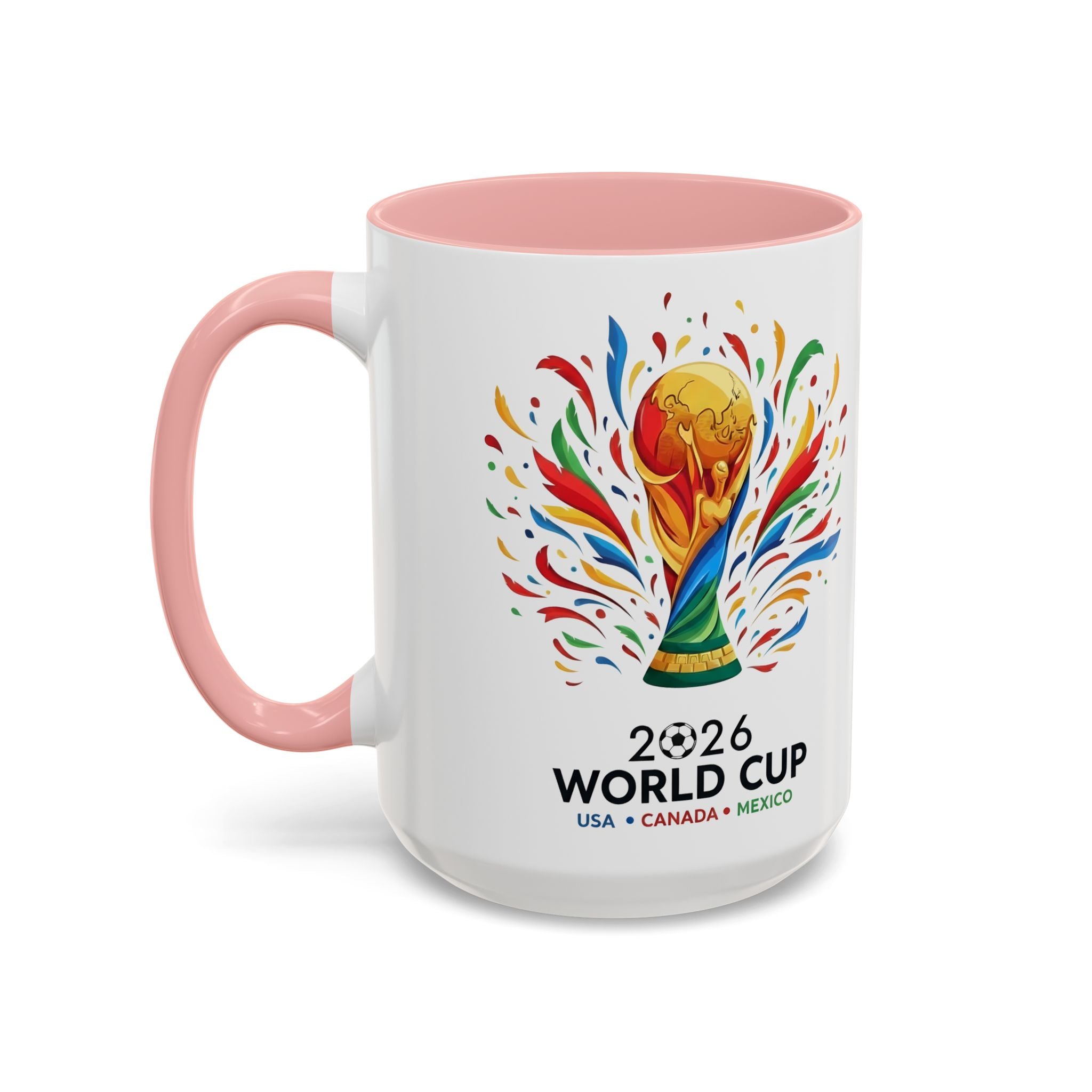 Portugal flag lettering Accent Coffee Mug | Portugal souvenir mug, Soccer World Cup 2026, Gift for Dad