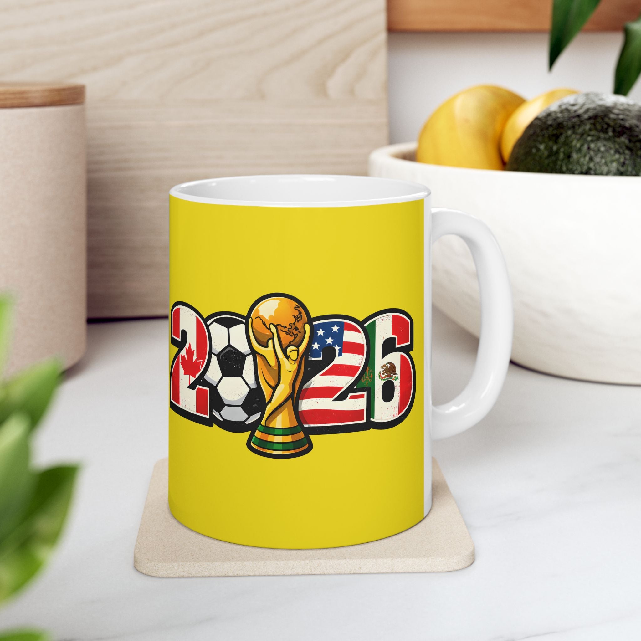 Colombia World Cup 2026 Soccer Mug, Ceramic Mug, Colombia Flag, Gift For Dad