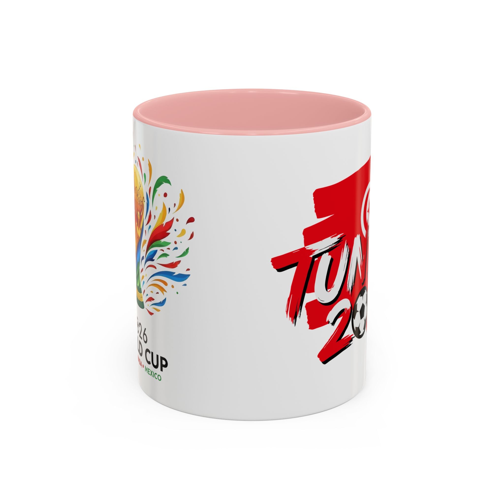 Tunisia 2026 Soccer Logo Mug | World Cup Fan Coffee Mug, Soccer World Cup 2026, Gift for Dad