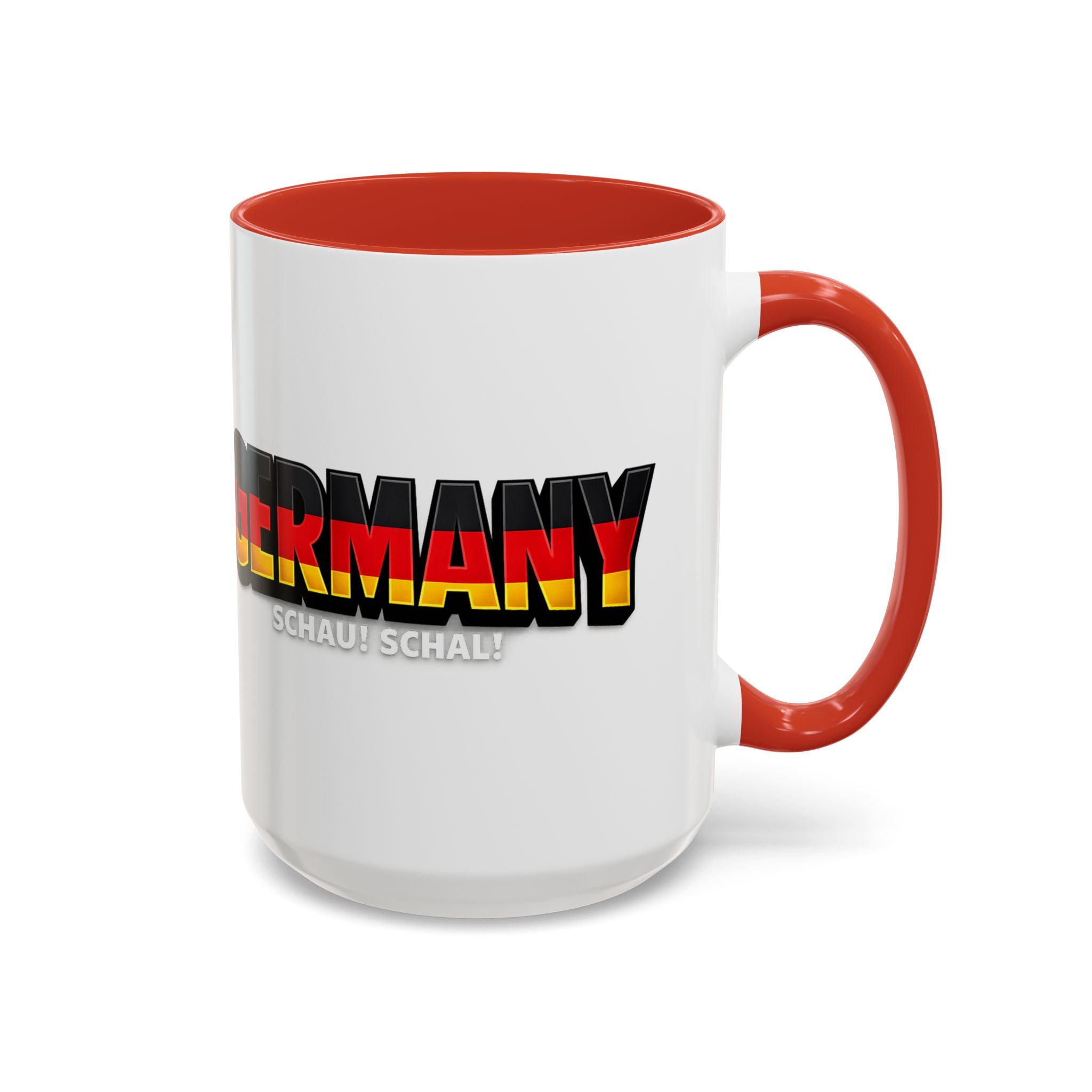 Germany flag text Mug | Accent Coffee Mug 11oz or 15oz, World Cup 2026, Gift for Dad