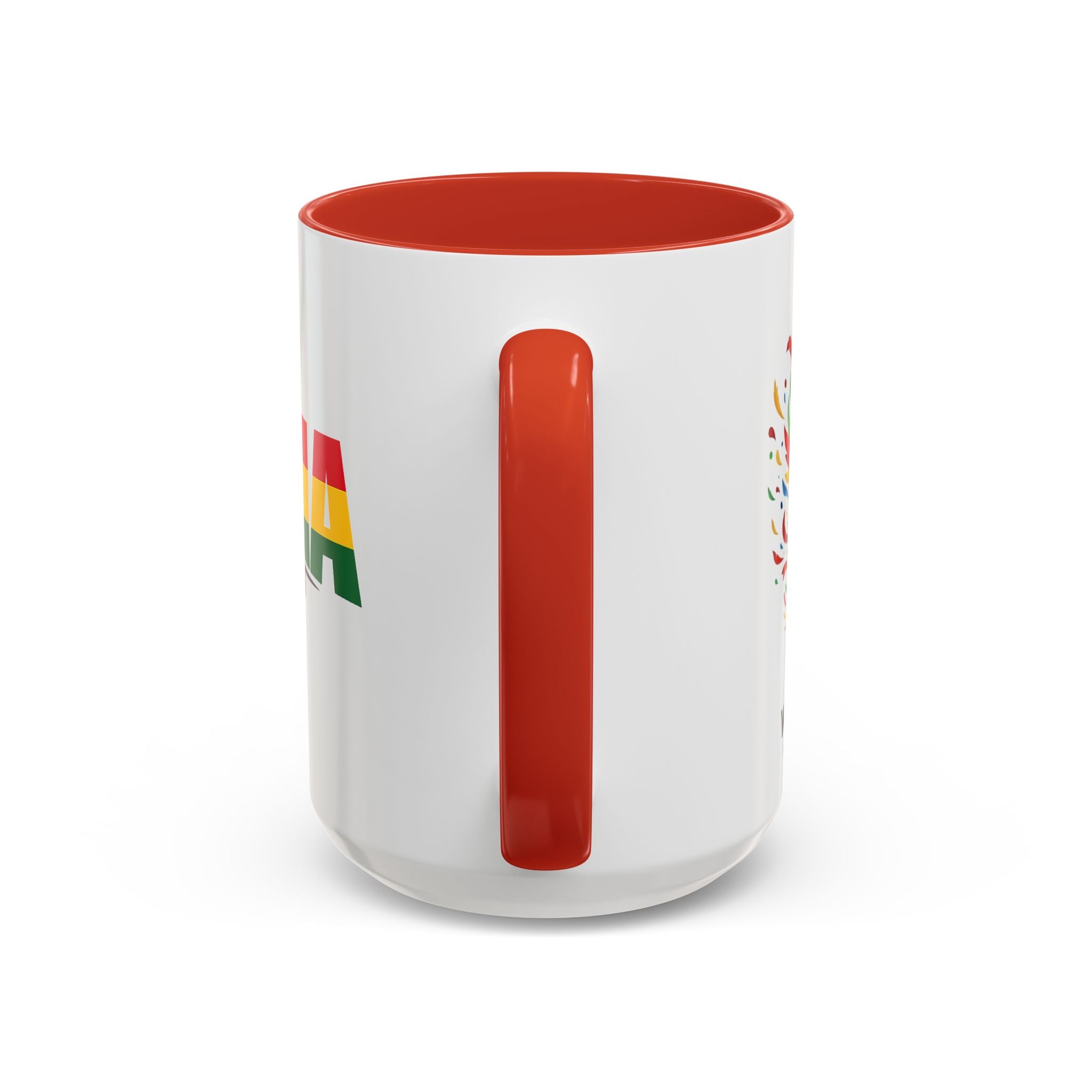 Ghana Black Stars flag stripe Accent Coffee Mug | 11oz 15oz, World Cup 2026, Gift for Dad