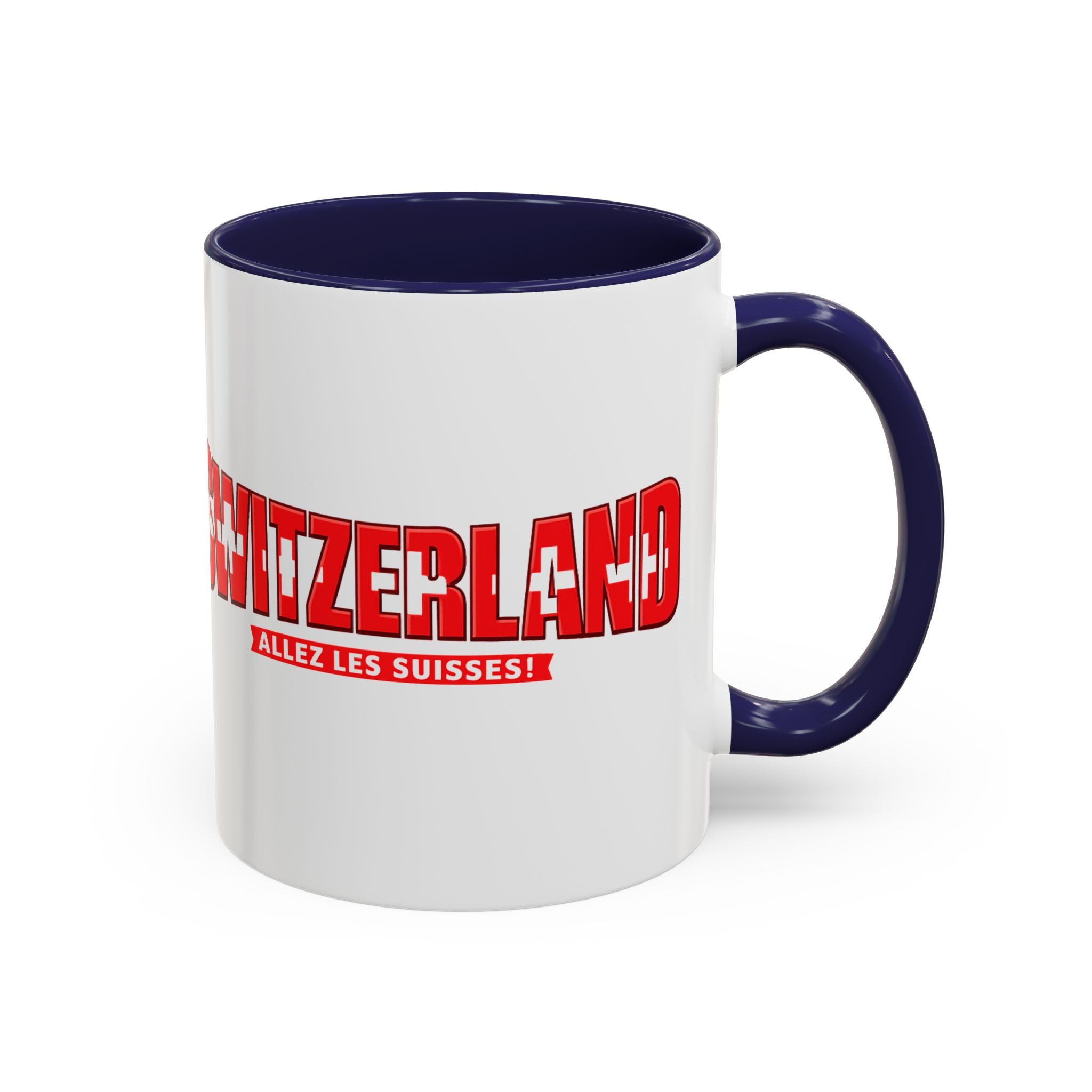 Switzerland Soccer Typography Mug | Accent Coffee Mug 11oz 15oz, Soccer World Cup 2026, Gift for Dad