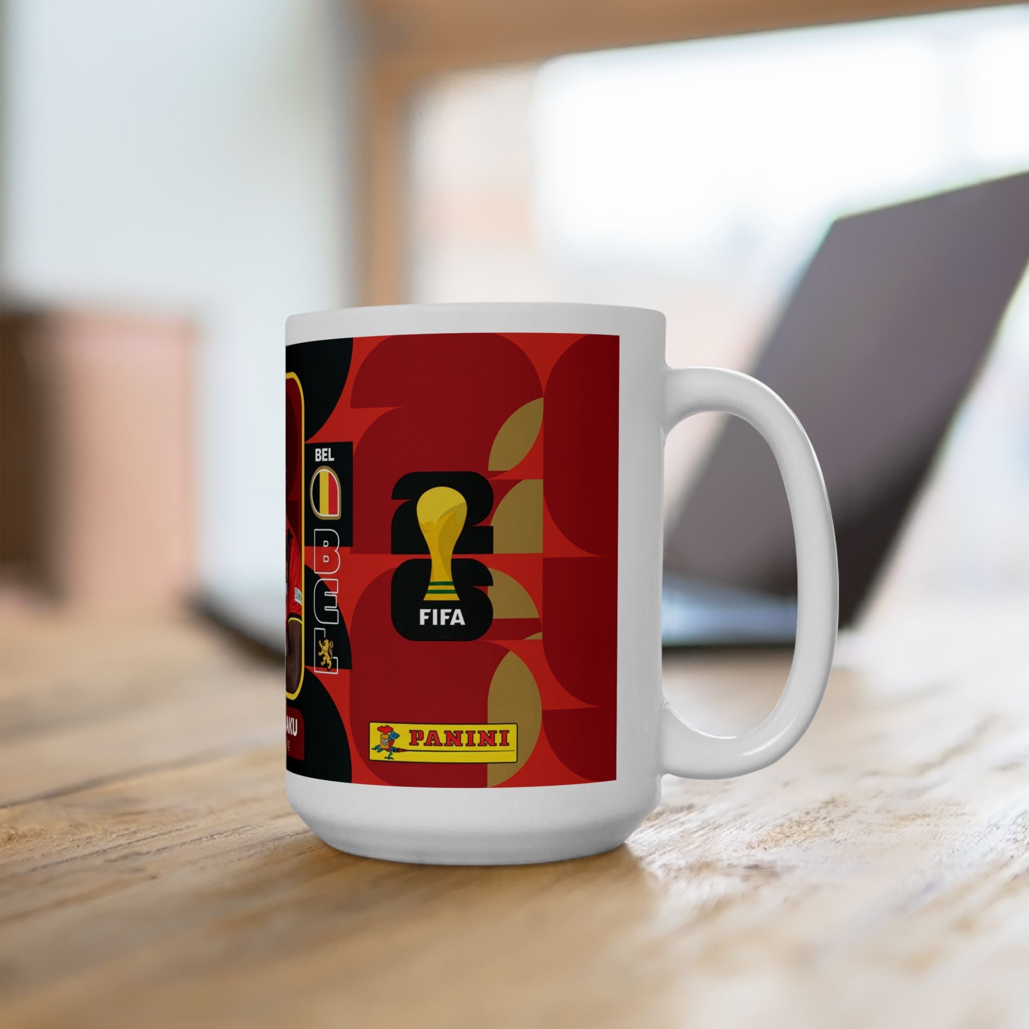 Belgium Soccer Player Romelu Lukaku Mug, Ceramic Coffee Cup, World Cup 2026 Mugs