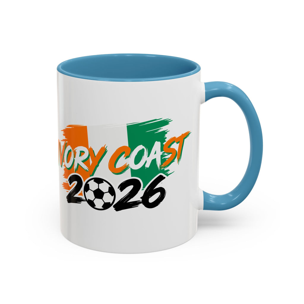 Ivory Coast 2026 Soccer Logo Mug | Accent Coffee Mug 11oz 15oz,Soccer World Cup 2026, Gifts for Dad