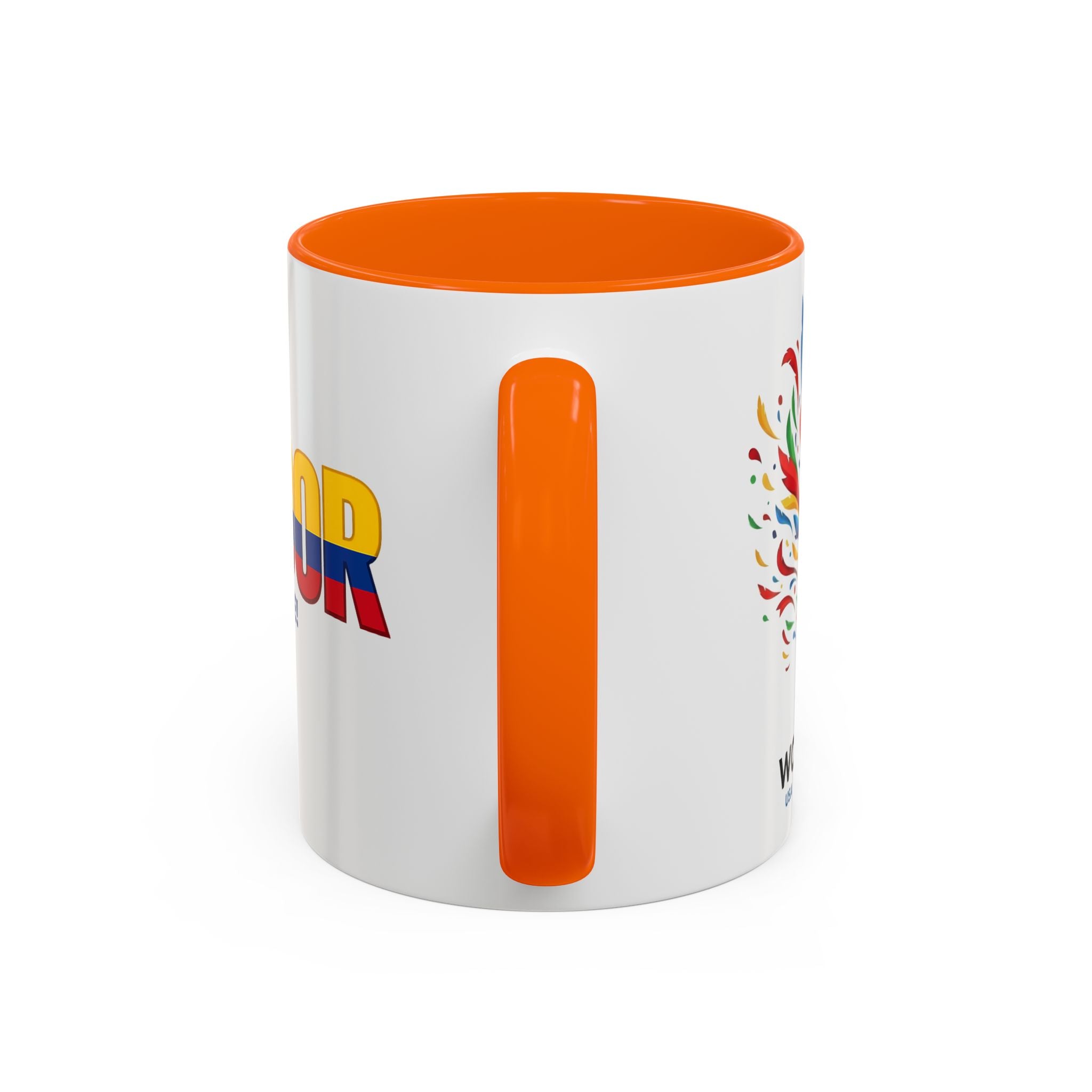 Ecuador Flag Text mug | Accent Coffee Mug (11/15oz), World Cup 2026, Gift for Dad, Father Day