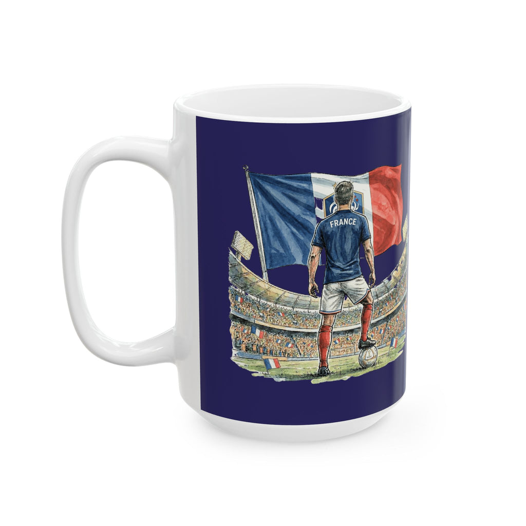 France World Cup 2026 Soccer Fans Mug, France Flag, Ceramic Mug, Gift For Dad