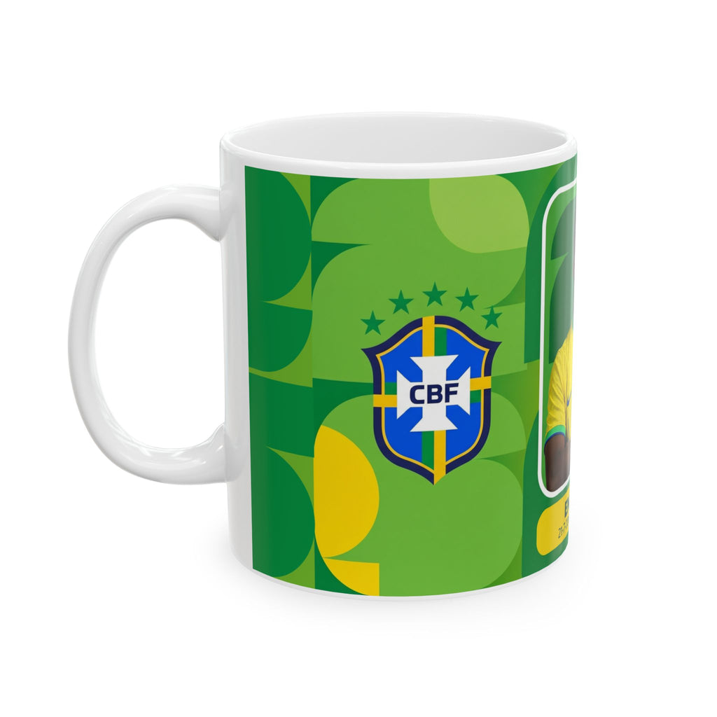 Brazil Soccer Player Endrick Ceramic Mug 11oz/15oz, World Cup 2026 Mugs