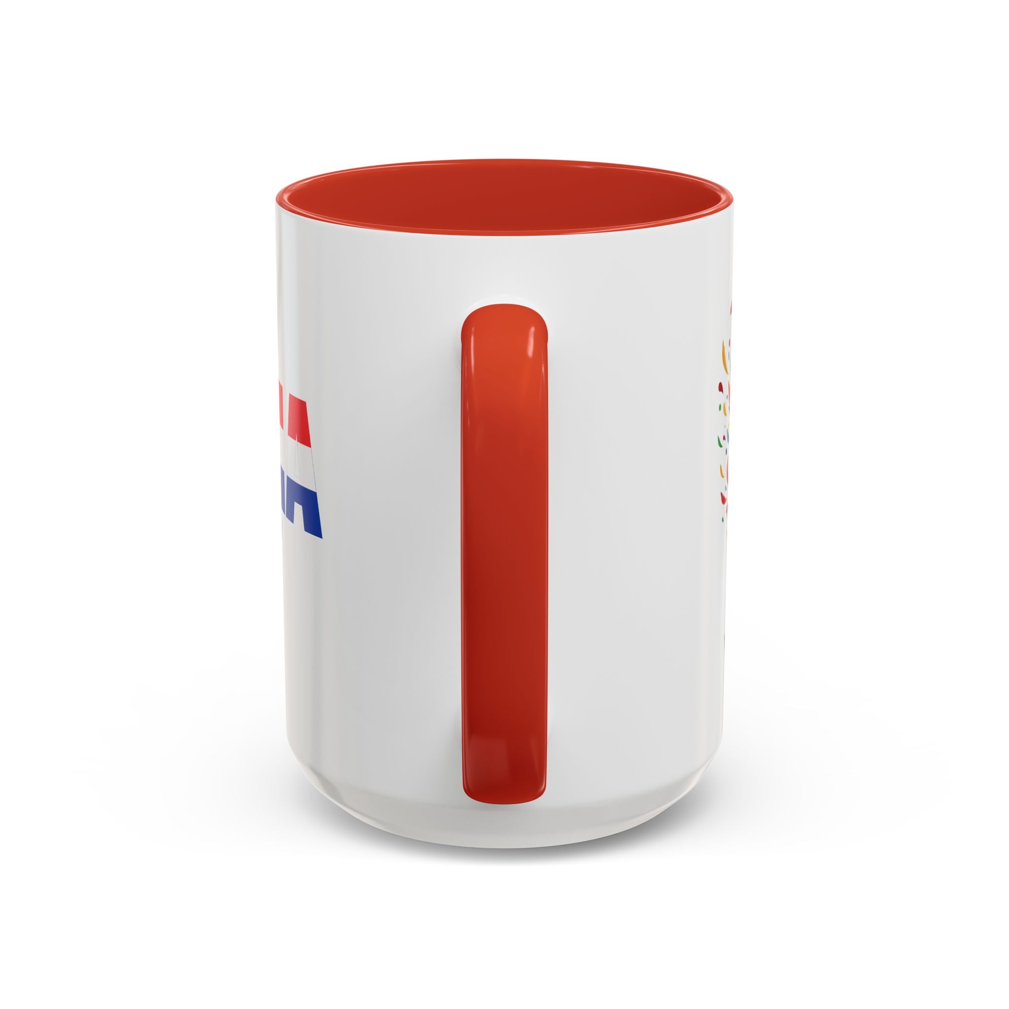 Croatia Flag Logo Accent Coffee Mug | Croatian Pride 11oz 15oz, World Cup 2026, Gifts for Dad